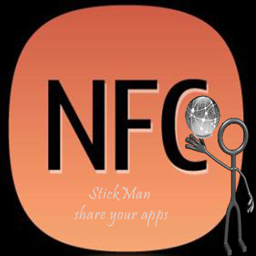NFC StickMan share your apps logo