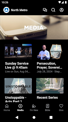 North Metro Church Screen 2