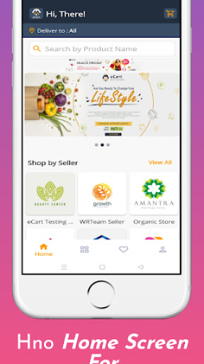 Android application HNow Store screenshort