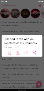 Captura 3 Crush Quotes and Sayings android