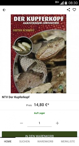 Terraristikshop Screen 3