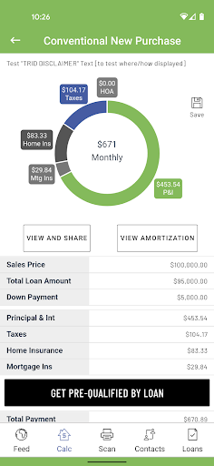 Screenshot of Cabrales Mortgage