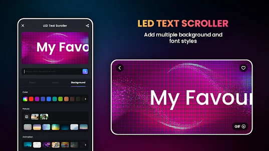 LED Scroller: Text Display App