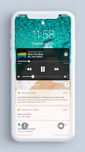 Captura de Pantalla 2 Pantalla de bloqueo iOS 16 android