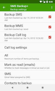 SMS Backup+ Screenshot