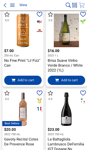 Android application Cool Wine & Spirits screenshort