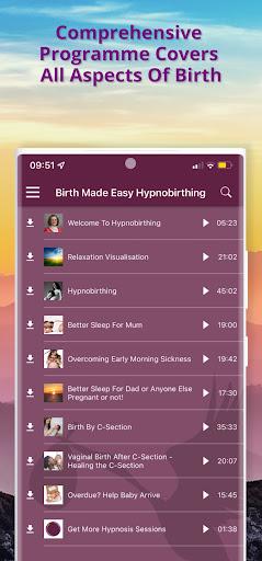 Birth Made Easy Hypnobirthing androidhappy screenshots 1