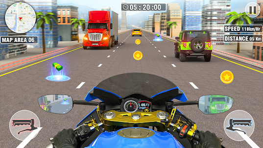 Highway Racer: Bike Driving 3D