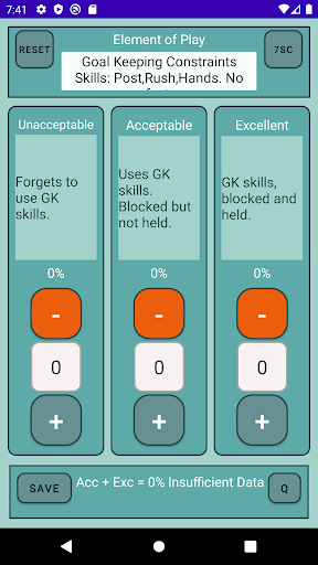 Android application 7SkillsClicker screenshort