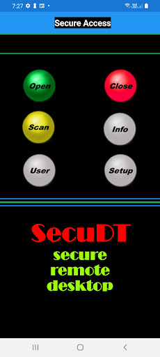 Android application SecuDT screenshort
