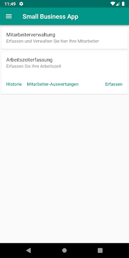 Small Business App Screen 3
