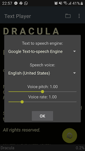 Text Player Screen 2