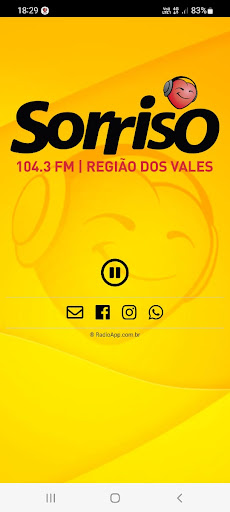 Rádio Sorriso dos Vales Screen 3