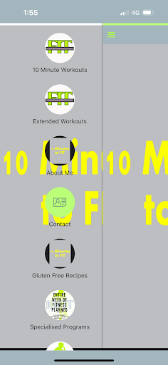 Android application 10FIT Fitness at Home! screenshort