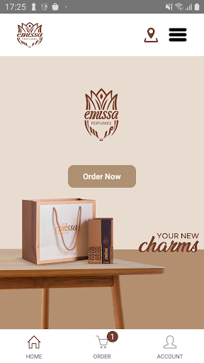 Android application Emissa Perfumes screenshort