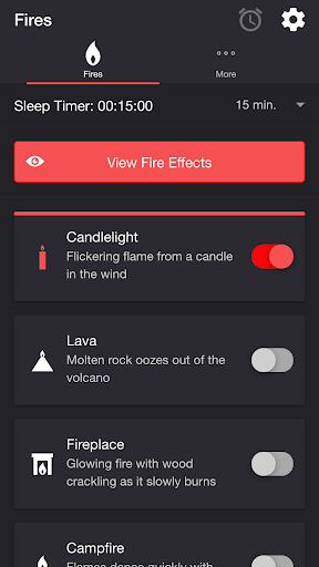 Android application Fire Simulator (w/Ads) screenshort