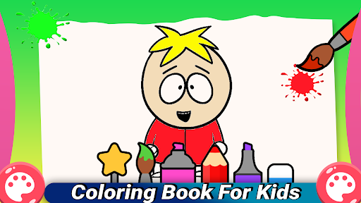 Anime  South  Coloring Book