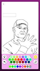 John Cena Coloring Game