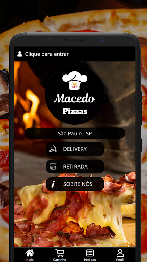 Android application Macedo Pizzas screenshort