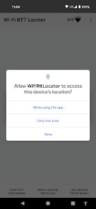 WifiRttLocator App Unknown