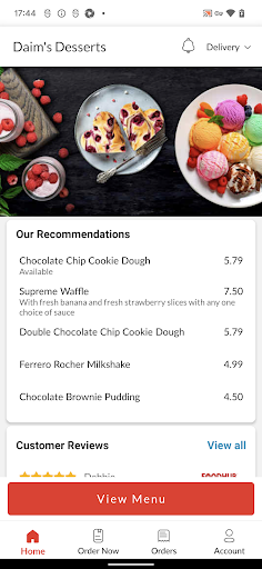 Daims Desserts Screen 2