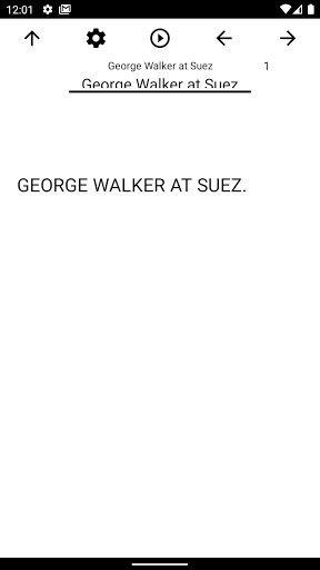 Android application Book, George Walker at Suez screenshort