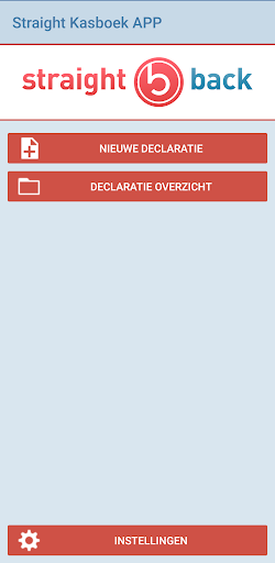 Android application Straight Kasboek APP screenshort
