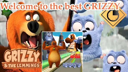 Grizzy and the Lemmings Run 3d