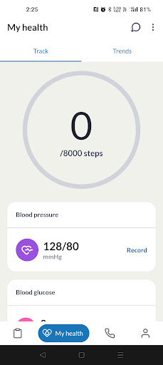 MyCharlie Health Coach Screen 2
