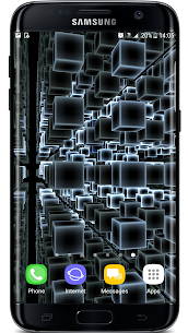 Infinite Cubes Particles 3D Live Wallpaper APK [پرداخت شده] 2
