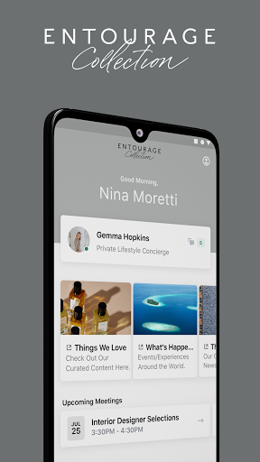 Android application Entourage Collection screenshort