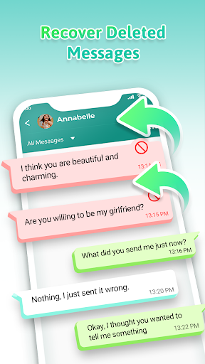 Android application Recover deleted Messages screenshort