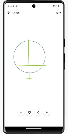 Android application How to Draw Shinobi screenshort