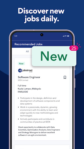 Screenshot of Jobstreet: Smart job matching