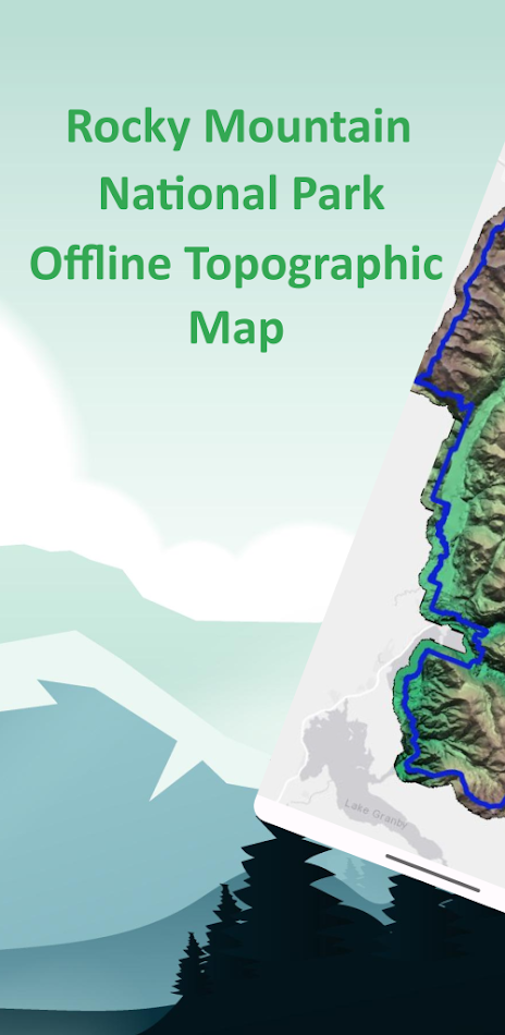 #1. Rocky Mountain Offline Map (Android) Ved: XDivide Geospatial