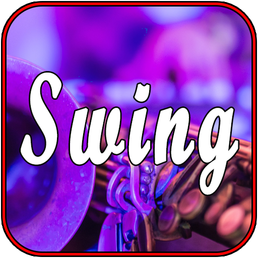 Логотип радио в Swing. Swing Music.