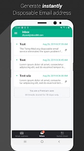 Temp Mail - Temporary Email Screenshot