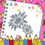 Cover Image of Download Sunflower Coloring Book  APK