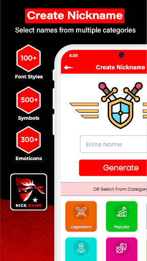 Stylish Nickname Generator App Screenshot 4 - AppWisp.com
