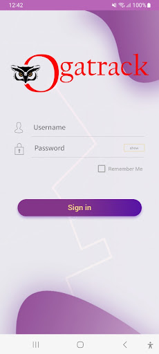 Android application Ogatrack screenshort
