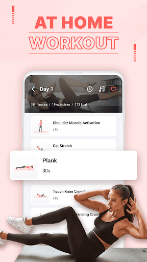 Android application Women Home Workout Lite screenshort
