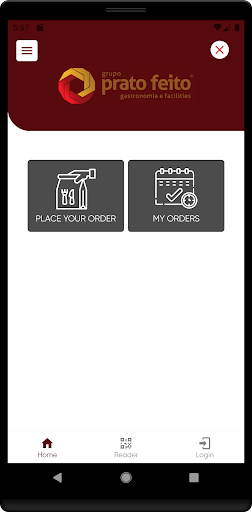 Android application Prato Feito screenshort