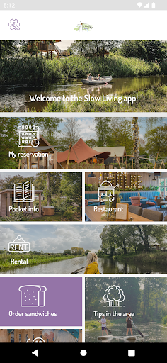 Android application Vakantiepark Mölke screenshort