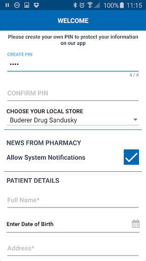 Android application Buderer Drug screenshort
