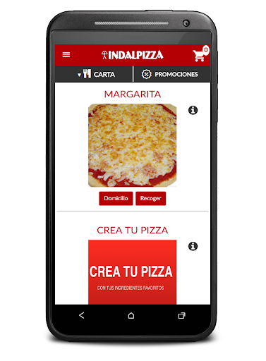 IndalPizza Screen 2