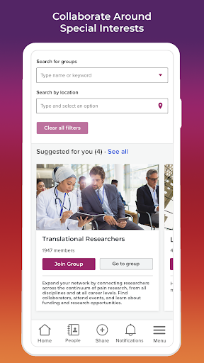 PURPOSE Network Screen 2