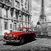 Retro Car in Paris Wallpaper icon