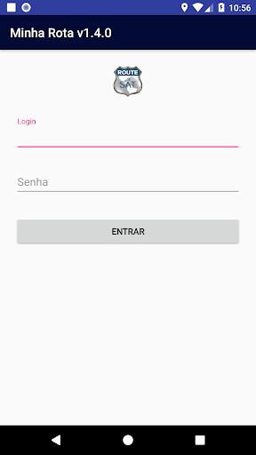 Android application Route Sat Minha Rota screenshort