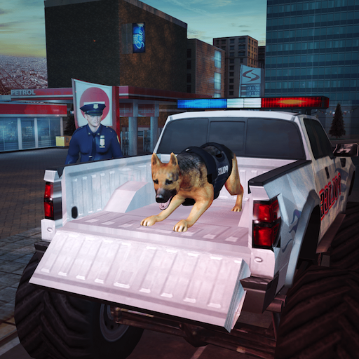 US Police Dog Transport: Multi Level Parking Game