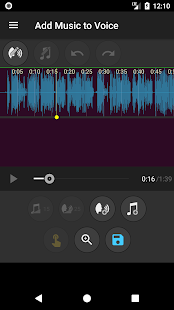 Add Music to Voice Captura de pantalla
